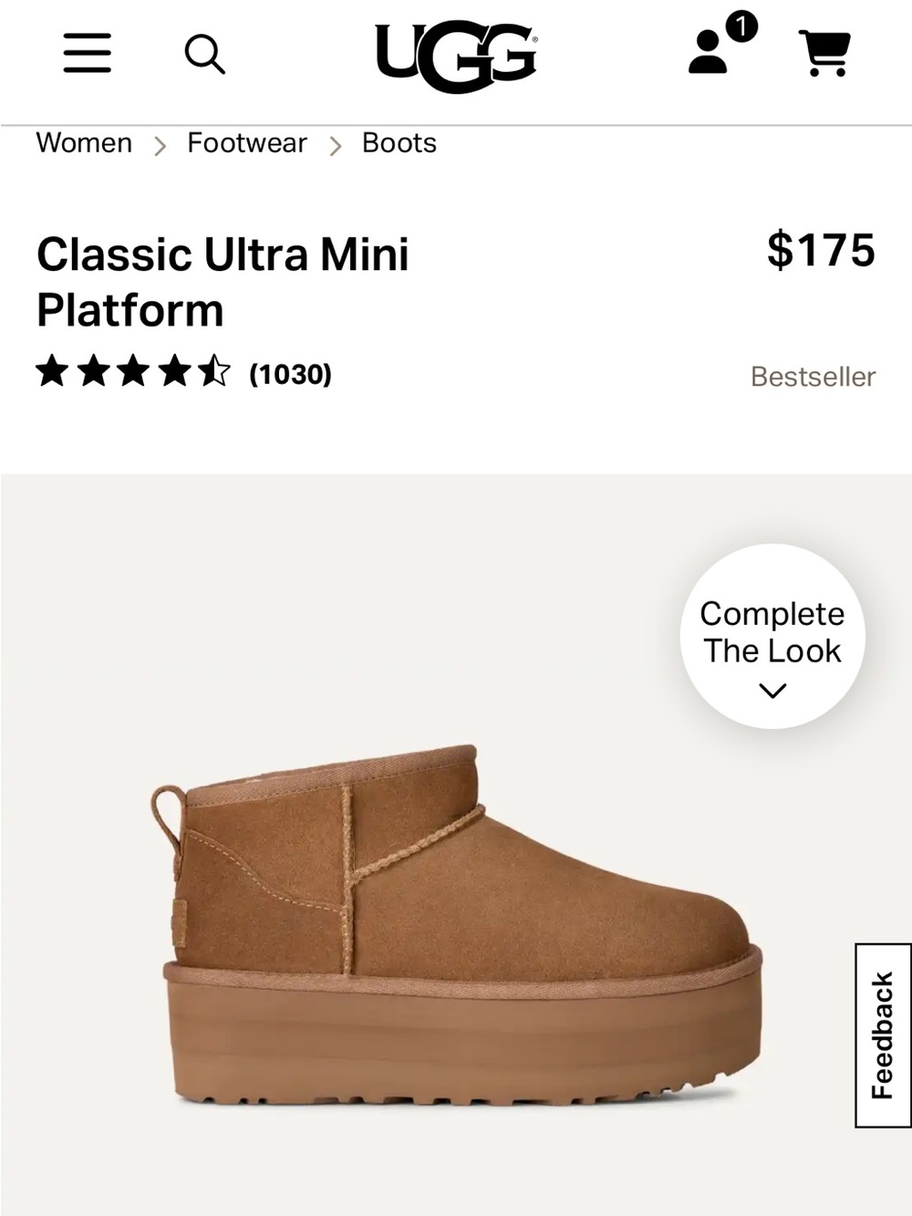 Ugg Classic Ultra Mini Platform Boots